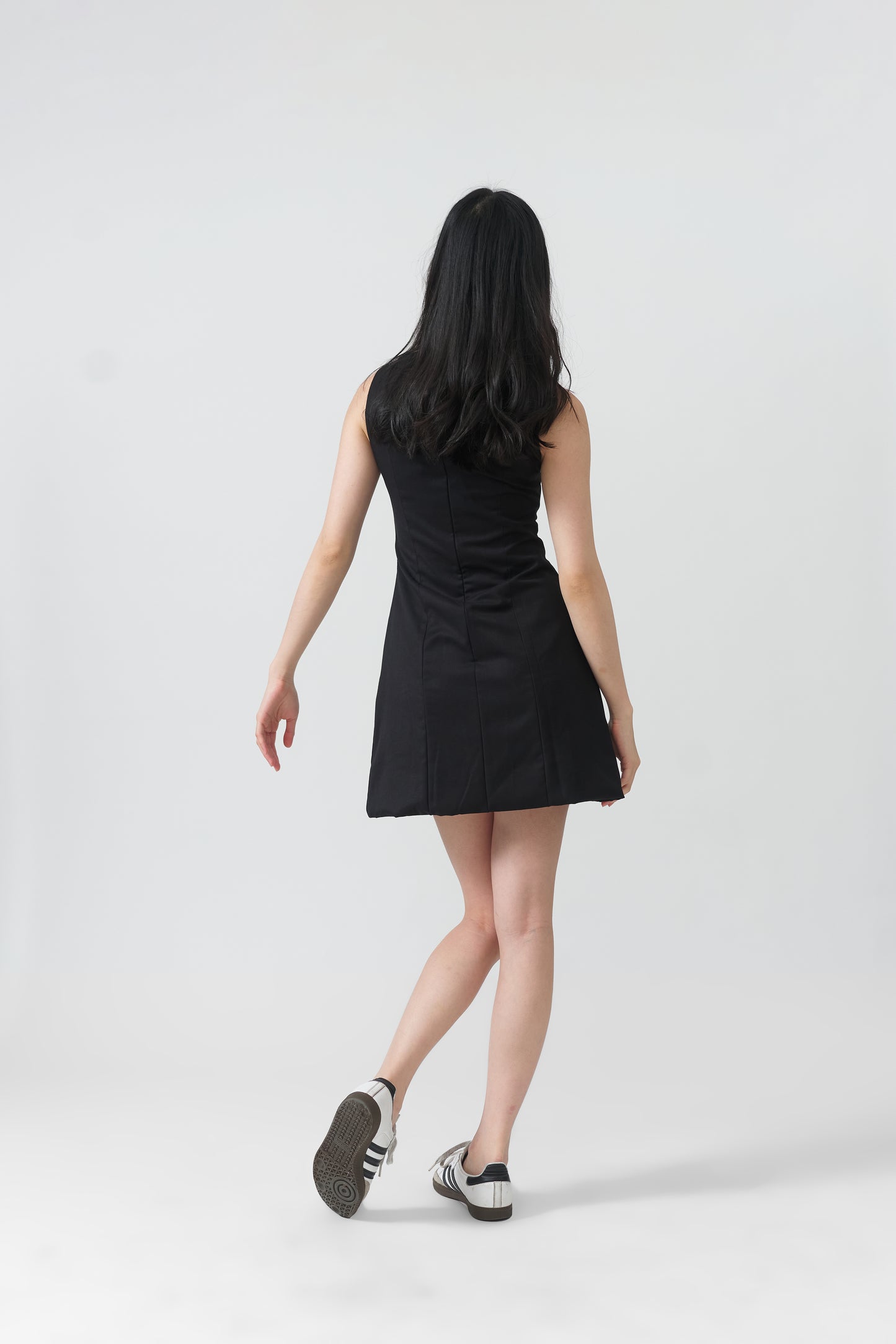 Boat Neck Mini Dress