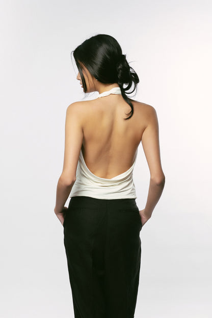 Cowl Halter Top