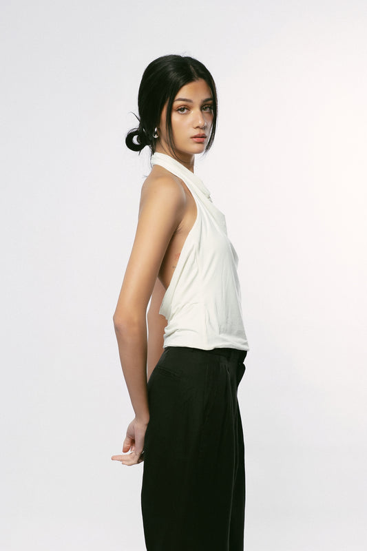 Cowl Halter Top
