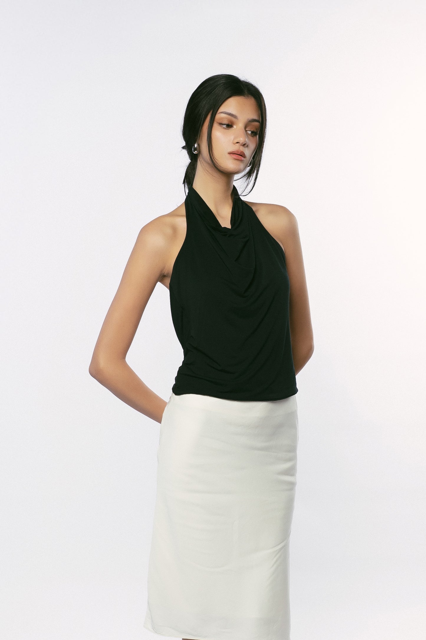 Cowl Halter Top