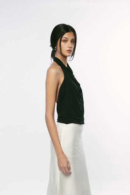 Cowl Halter Top